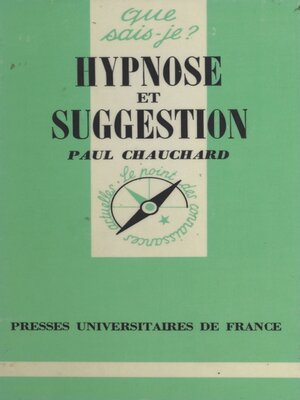cover image of Hypnose et suggestion